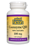 Natural Factors Natural Factors Coenzyme Q10 100mg 120 softgels