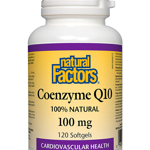 Natural Factors Natural Factors Coenzyme Q10 100mg 120 softgels