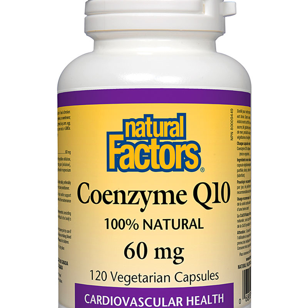 Natural Factors Natural Factors Coenzyme Q10 60mg 120 vcaps