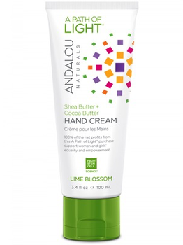 Andalou Naturals Andalou Hand Cream Lime Blossom Shea Butter + Cocoa Butter 100ml