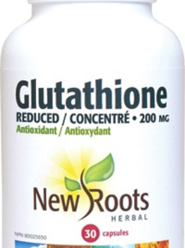 New Roots New Roots Glutathione Reduced 200 mg 30 caps