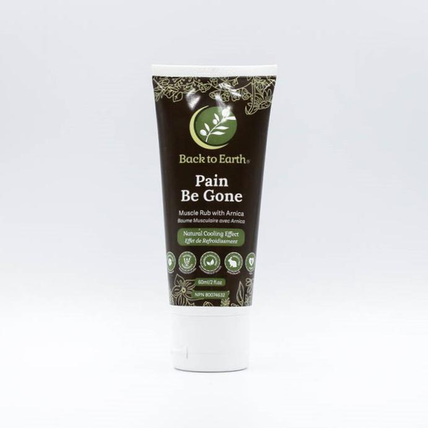 Back to Earth Back To Earth Pain Be Gone Muscle Rub with Arnica 60ml