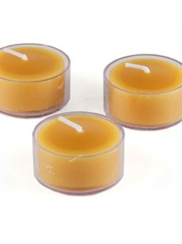 Honey Candles Honey Candles Pure Beeswax Tea Light Candle