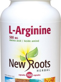 New Roots New Roots L-Arginine 500 mg 100 caps