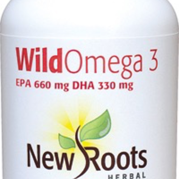 New Roots New Roots Wild Omega 3 660mg EPA 330mg DHA 60 softgels
