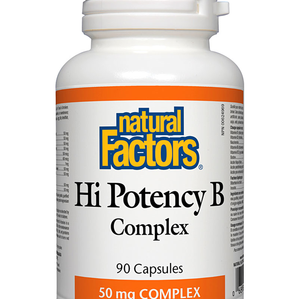 Natural Factors Natural Factors Hi Potency B Complex 50mg 90 caps