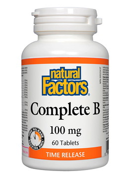 Natural Factors Natural Factors Complete B 100mg Time Release 60 tabs