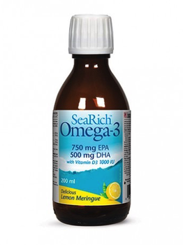 Natural Factors Natural Factors SeaRich Omega 3 Lemon Meringue 200ml