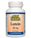 Natural Factors Natural Factors Lutein 40mg 60 softgels