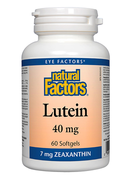 Natural Factors Natural Factors Lutein 40mg 60 softgels