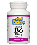 Natural Factors Natural Factors Vitamin B6 100mg 90 tabs