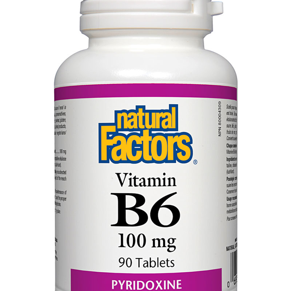Natural Factors Natural Factors Vitamin B6 100mg 90 tabs