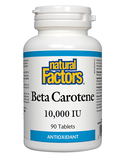Natural Factors Natural Factors Beta Carotene 10,000 IU 90 tabs