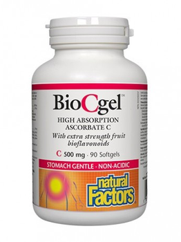 Natural Factors Natural Factors BioCgel 500mg 90 softgels