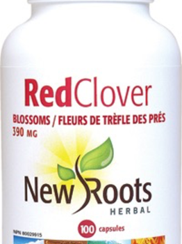 New Roots New Roots Red Clover Blossoms 390 mg 100 caps
