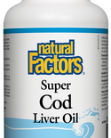Natural Factors Natural Factors Super Cod Liver Oil 180 softgels