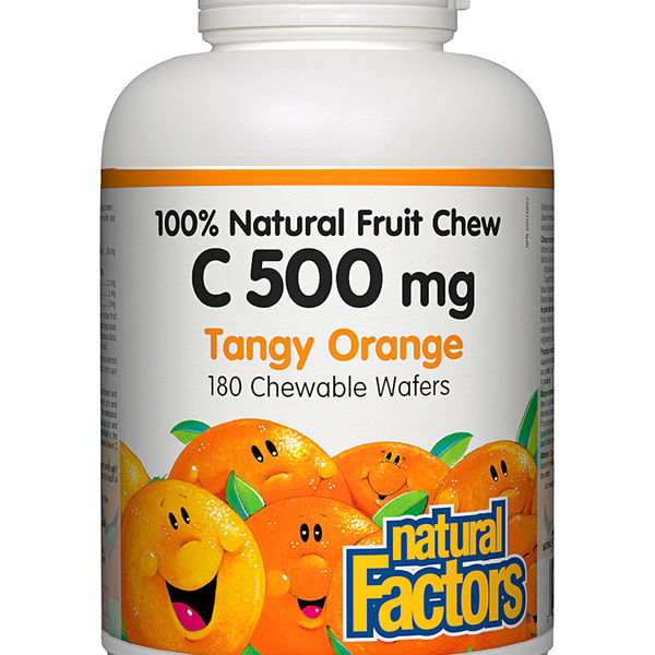 Natural Factors Natural Factors Vitamin C 500mg Tangy Orange 180 chewable