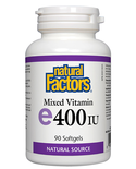 Natural Factors Natural Factors Mixed E 400 IU 90 softgels