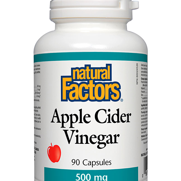 Natural Factors Natural Factors Apple Cider Vinegar 500mg 90 caps