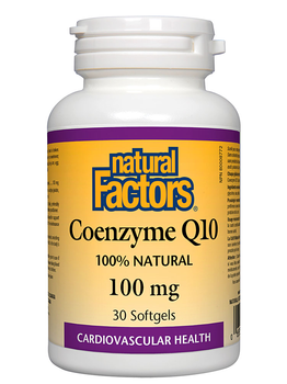 Natural Factors Natural Factors Coenzyme Q10 100mg 30 softgels