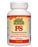 Natural Factors Natural Factors PS (Phosphatidylserine) 100mg 30 softgels