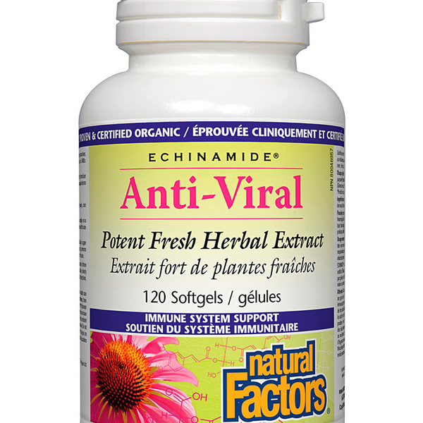 Natural Factors Natural Factors Echinamide Anti-Viral 120 softgels