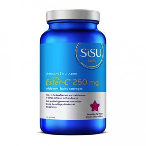 SISU SISU Ester-C 250 mg Chewable Wildberry 120 tabs