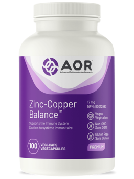 AOR AOR Zinc-Copper Balance 17mg 100 vcaps