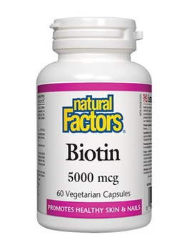 Natural Factors Natural Factors Biotin 5000mcg 60 caps