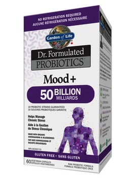 Garden of Life Garden of Life Mood+ 50 Billion  Probiotic - Shelf Stable 60 caps