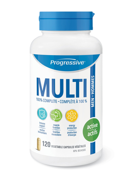 Progressive Progressive MultiVitamin Active Men 120 vcaps