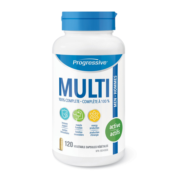 Progressive Progressive MultiVitamin Active Men 120 vcaps