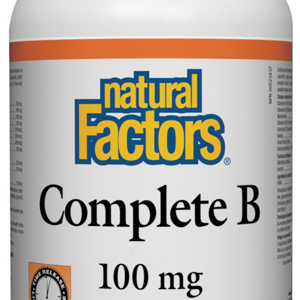Natural Factors Natural Factors Complete B 100mg Time Release 180 tabs