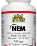 Natural Factors Natural Factors NEM Eggshell Membrane 500mg 30 vcaps