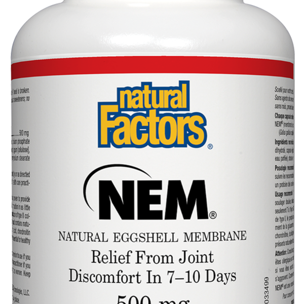 Natural Factors Natural Factors NEM Eggshell Membrane 500mg 30 vcaps