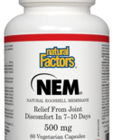 Natural Factors Natural Factors NEM Eggshell Membrane 500mg 60 vcaps