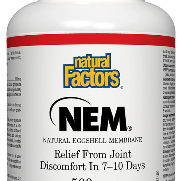 Natural Factors Natural Factors NEM Eggshell Membrane 500mg 60 vcaps