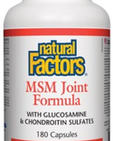 Natural Factors Natural Factors MSM Joint Formula 180 caps