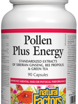 Natural Factors Natural Factors Pollen Plus Energy 90 caps