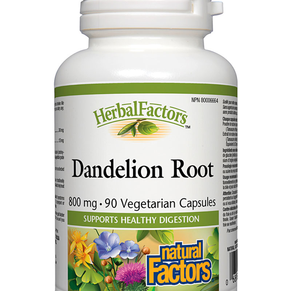 Natural Factors Natural Factors Herbal Factors Dandelion Root 90 vcaps