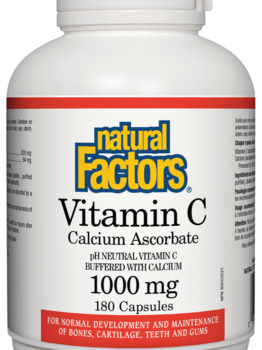 Natural Factors Natural Factors Vitamin C Calcium Ascorbate 1000mg 180 caps