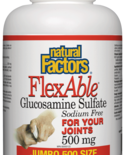 Natural Factors Natural Factors Flexable Glucosamine Sulfate 500 mg 500 caps