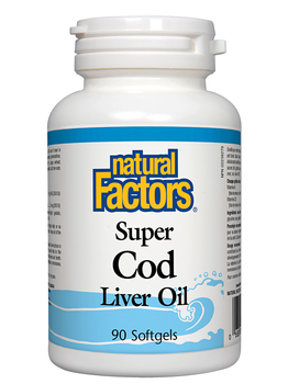 Natural Factors Natural Factors Super Cod Liver Oil 90 softgels