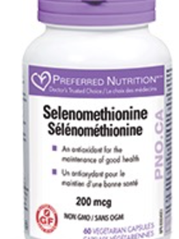 Preferred Nutrition Preferred Nutrition Selenomethionine 200mcg 60 caps