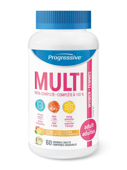 Progressive Progressive Chewable for Adult Women Multi 60 tabs