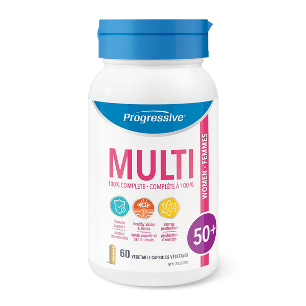 Progressive Progressive MultiVitamin For Women 50+ 60 vcaps