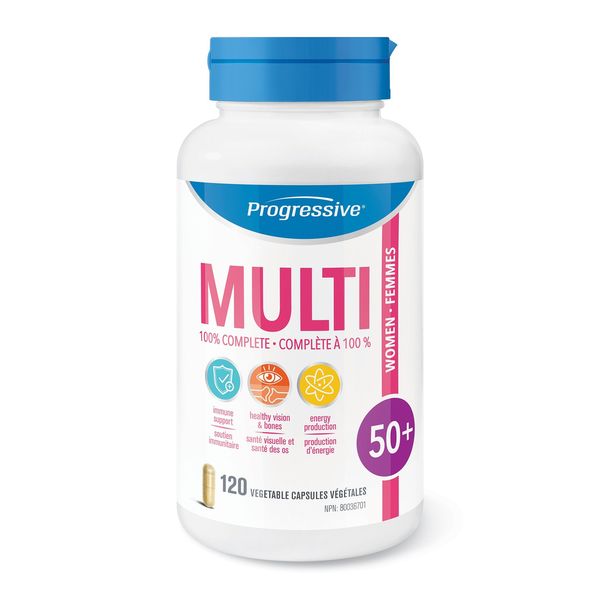 Progressive Progressive MultiVitamins For Women 50 + 120 vcaps