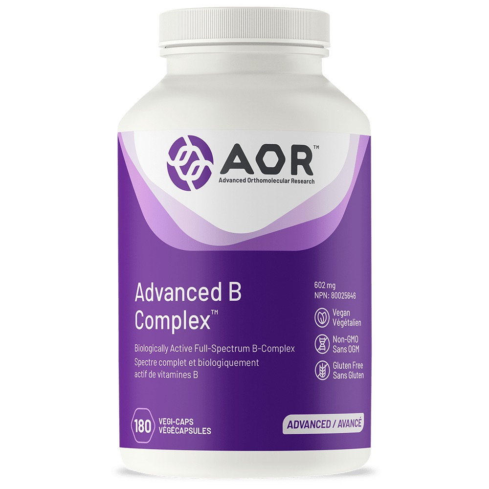 AOR Advanced B Complex 602mg 180 vcaps Vitamin King Sports
