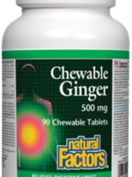 Natural Factors Natural Factors Chewable Ginger 500mg 90 chew