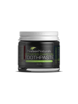 Nelson Naturals Nelson Naturals Toothpaste Activated Charcoal Peppermint 93g